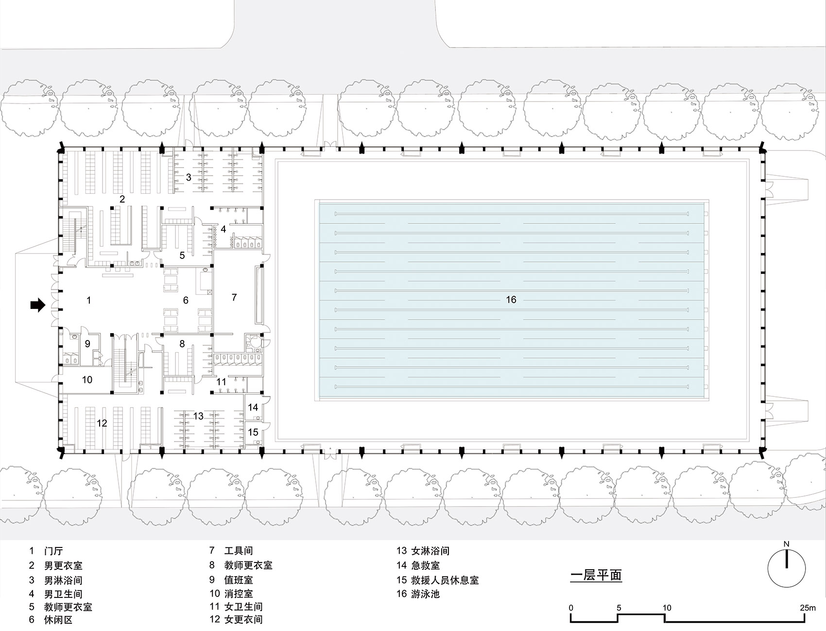 Natatorium of Southeast University by Zhou Qi Studio, Architects and ...
