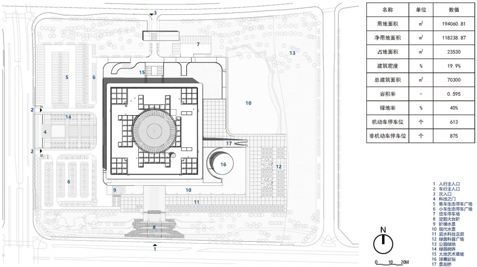 hubei science and technology museum by csadi