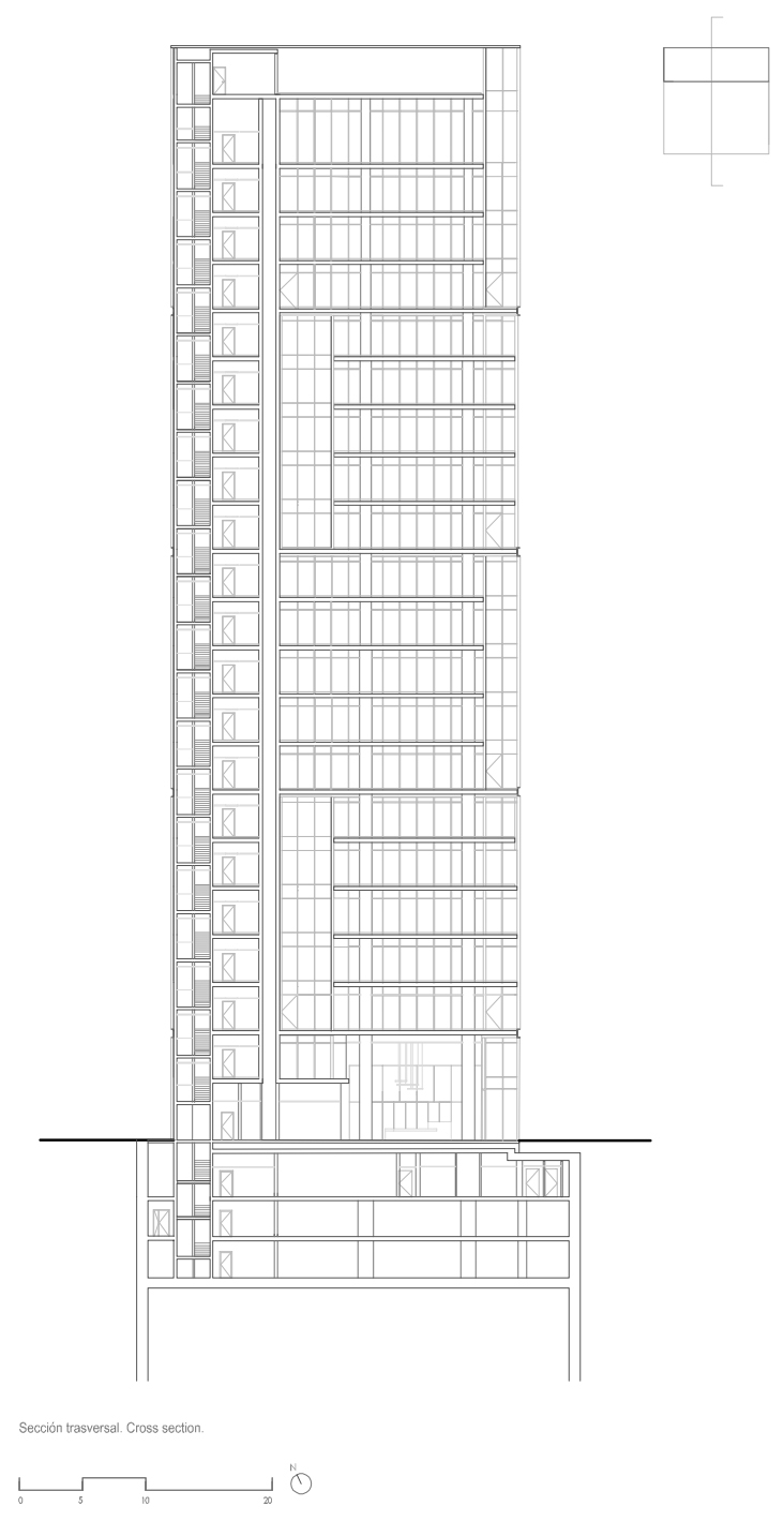 office tower in plaza europa 34 by gca architects