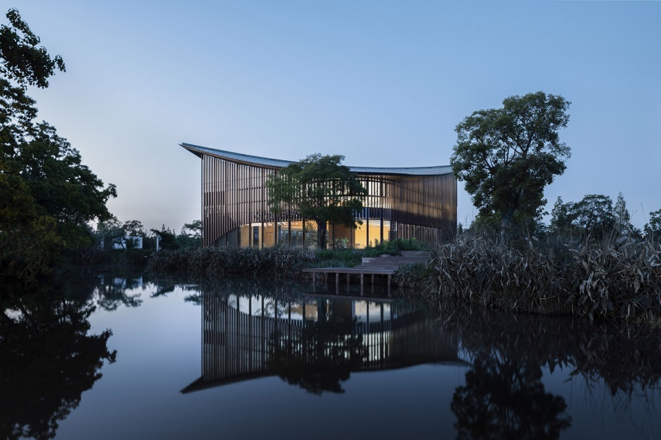 Clover Auditorium China by Hangzhou Yuanshe Architectural Landscape Design Co Ltd