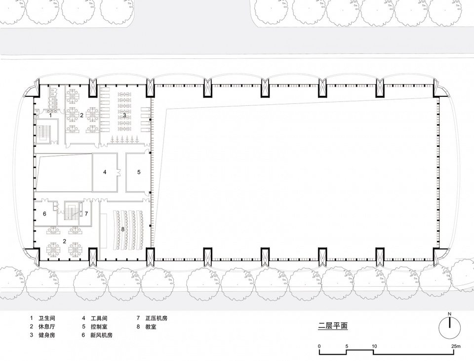 natatorium of southeast university by zhou qi studio architects and engineers associates of southeast university