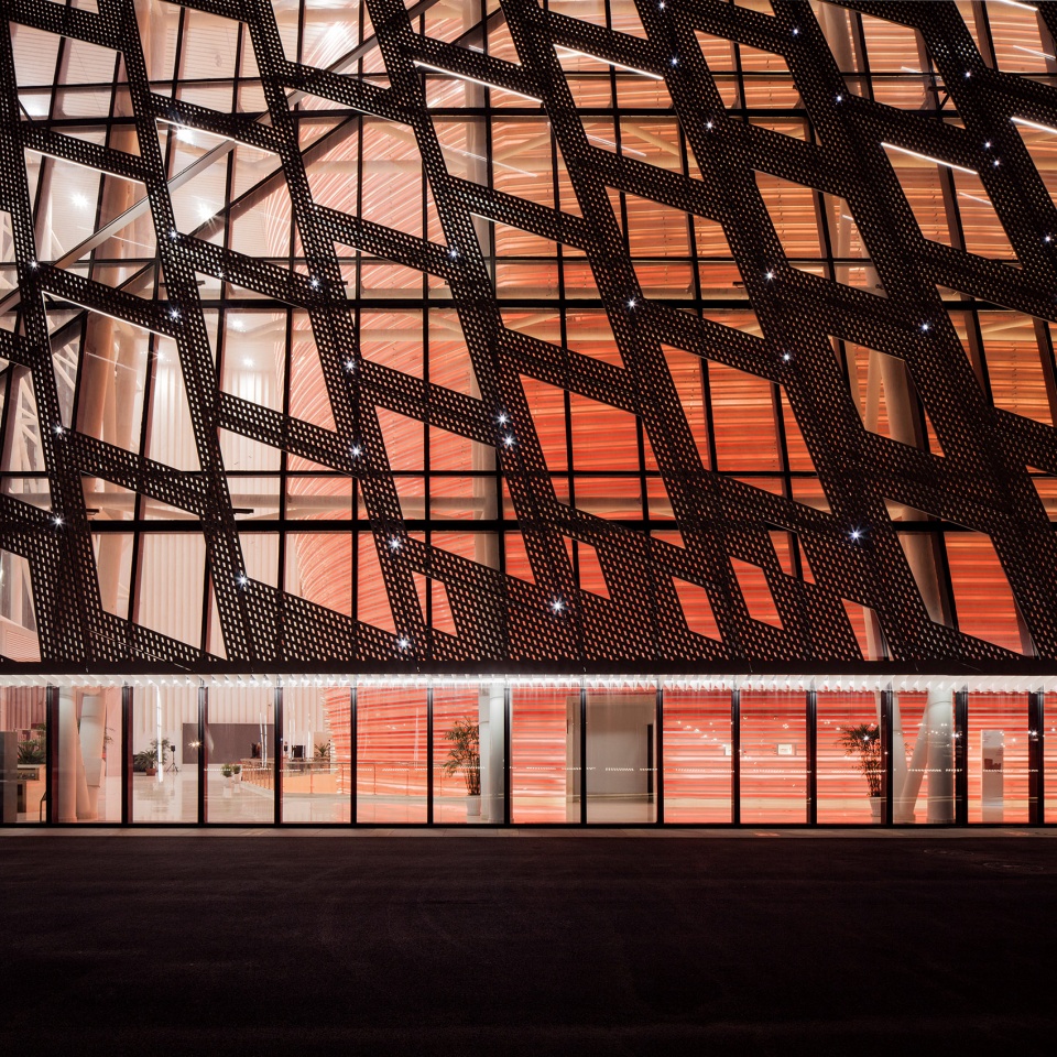 shandong provincial cultural and art center the three buildings by architecturestudio