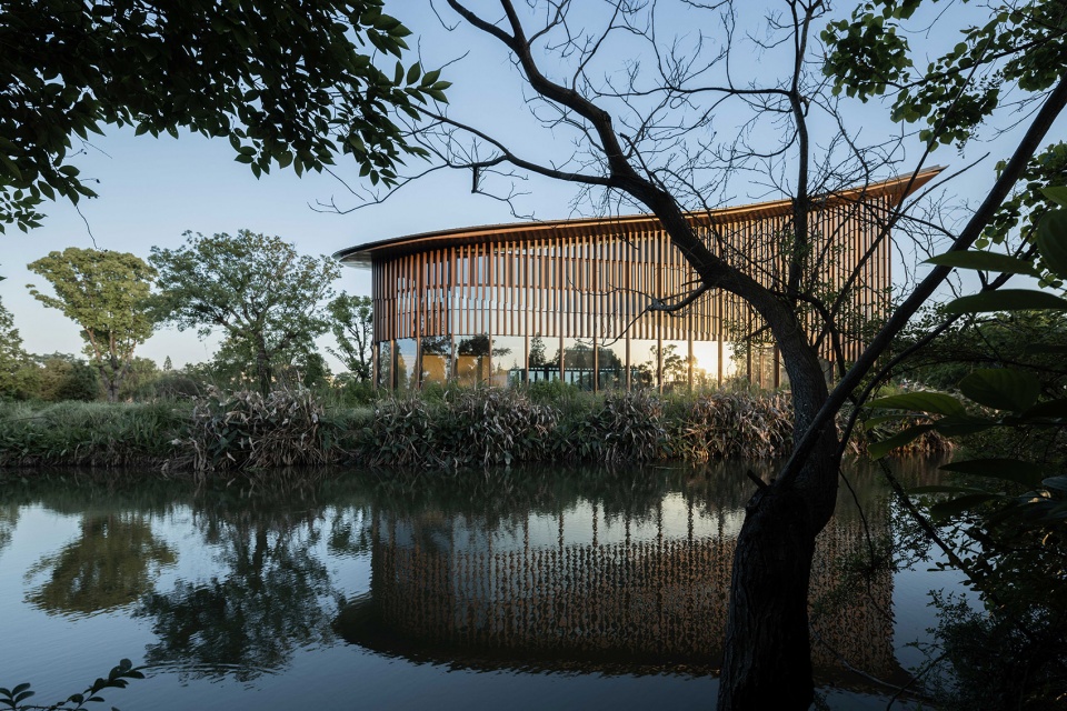 Clover Auditorium China by Hangzhou Yuanshe Architectural Landscape Design Co Ltd