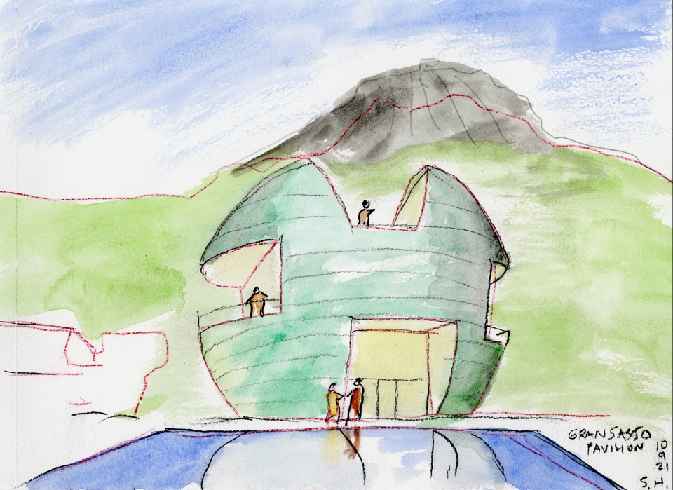 Masterplan for Gran Sasso in Abruzzo by Steven Holl Architects
