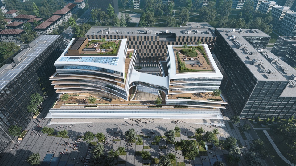 Business Stadium Central Zaha Hadid Architects