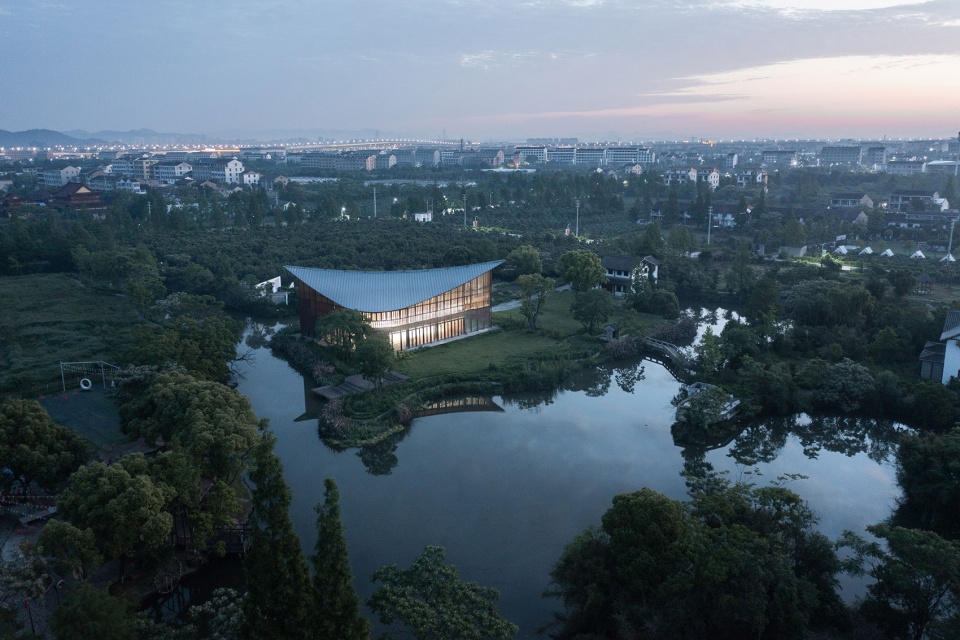Clover Auditorium China by Hangzhou Yuanshe Architectural Landscape Design Co Ltd