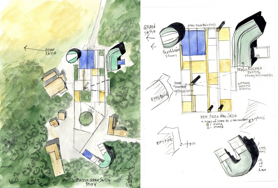 Masterplan for Gran Sasso in Abruzzo by Steven Holl Architects 拷贝