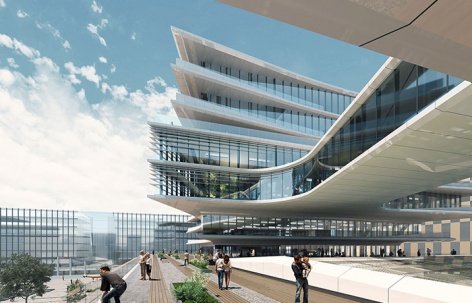 扎哈·哈迪德事务所将在维尔纽斯市打造商业中心 / Zaha Hadid Architects
