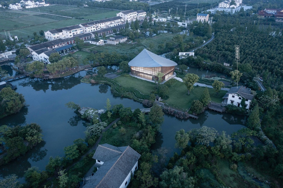 Clover Auditorium China by Hangzhou Yuanshe Architectural Landscape Design Co Ltd