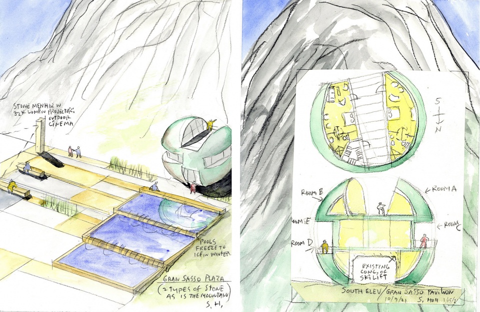 Masterplan for Gran Sasso in Abruzzo by Steven Holl Architects 拷贝