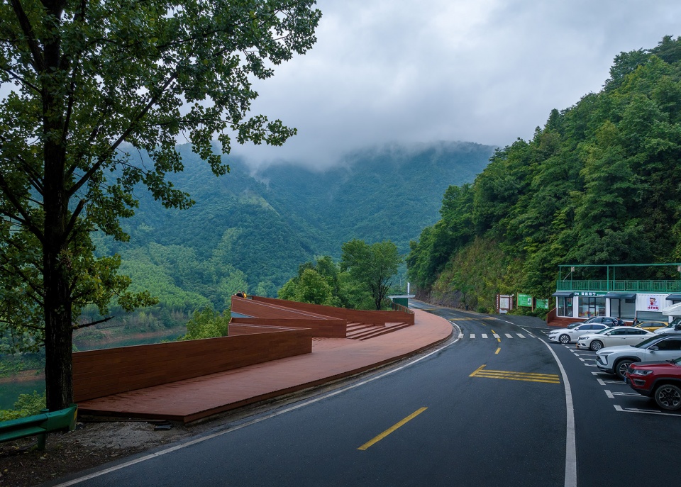 Qinglong Bay Lake Viewing Station Sichuan Tibet Route South Anhui by MEDG Current Engineering Design