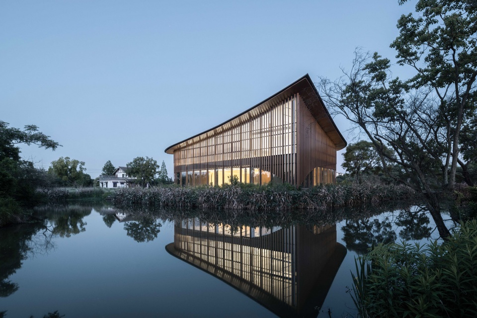 Clover Auditorium China by Hangzhou Yuanshe Architectural Landscape Design Co Ltd