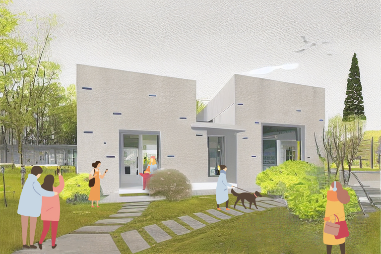 urban renewal and regeneration of huacao campus shanghai academy of agricultural sciences oumoumou studio