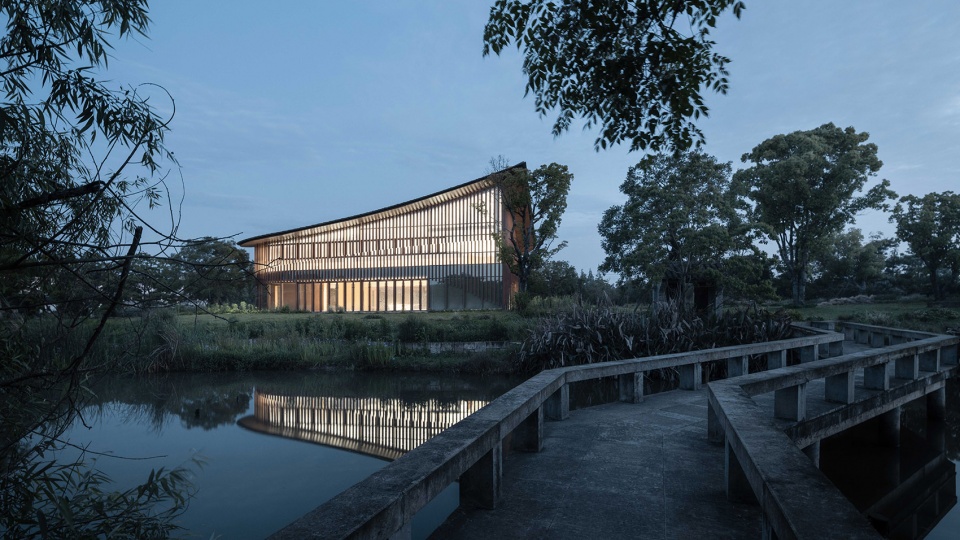 Clover Auditorium China by Hangzhou Yuanshe Architectural Landscape Design Co Ltd