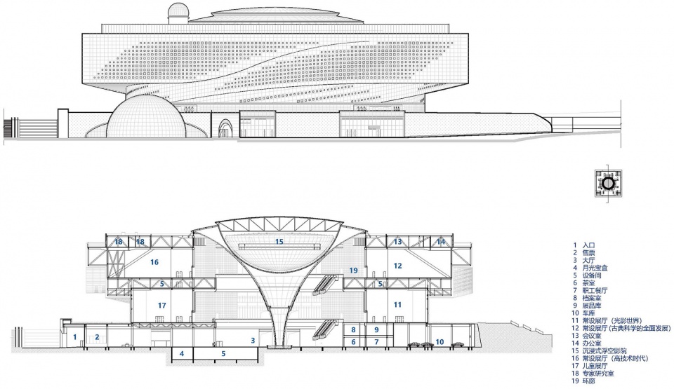hubei science and technology museum by csadi