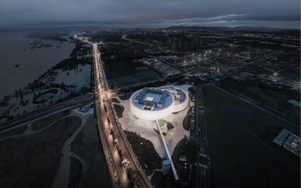 nanjing jiangbei civic center by meng architects
