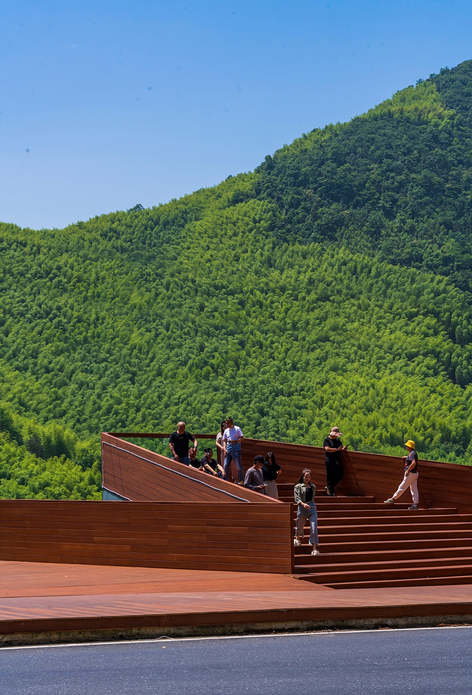 Qinglong Bay Lake Viewing Station Sichuan Tibet Route South Anhui by MEDG Current Engineering Design