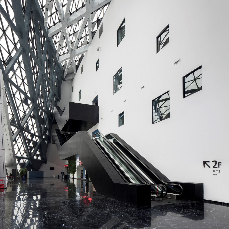 shandong provincial cultural and art center the three buildings by architecturestudio