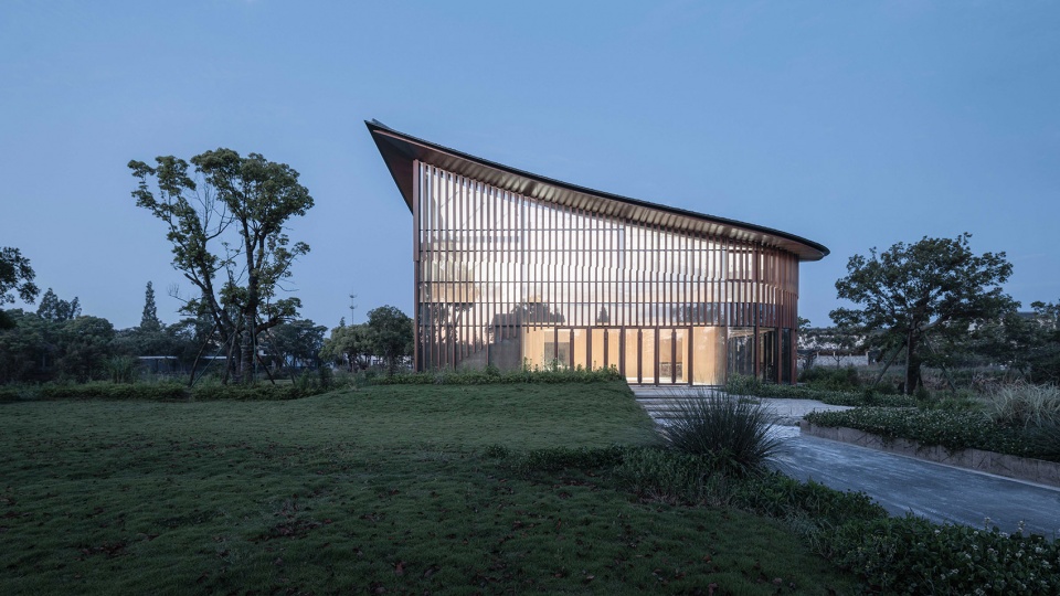 Clover Auditorium China by Hangzhou Yuanshe Architectural Landscape Design Co Ltd