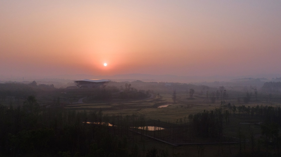chengdu tianfu city planning hall by and studio