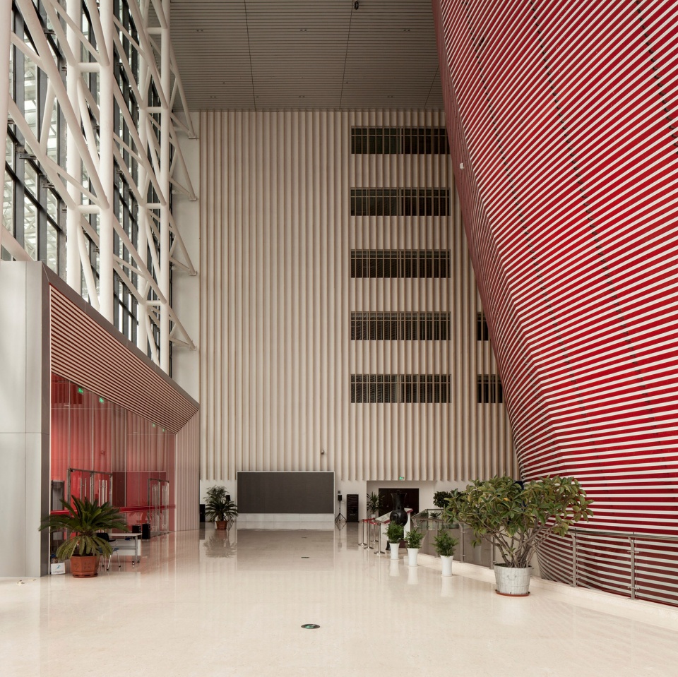 shandong provincial cultural and art center the three buildings by architecturestudio