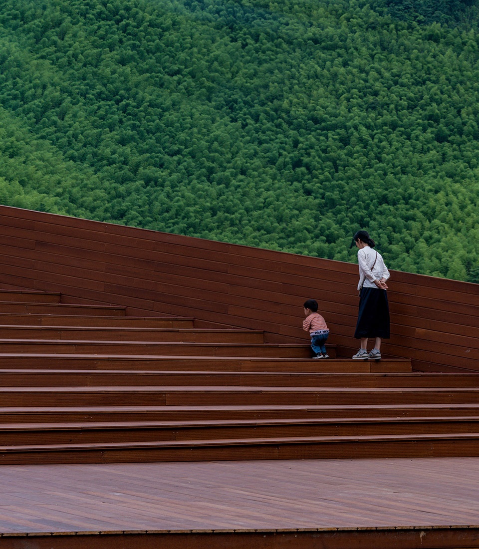 Qinglong Bay Lake Viewing Station Sichuan Tibet Route South Anhui by MEDG Current Engineering Design