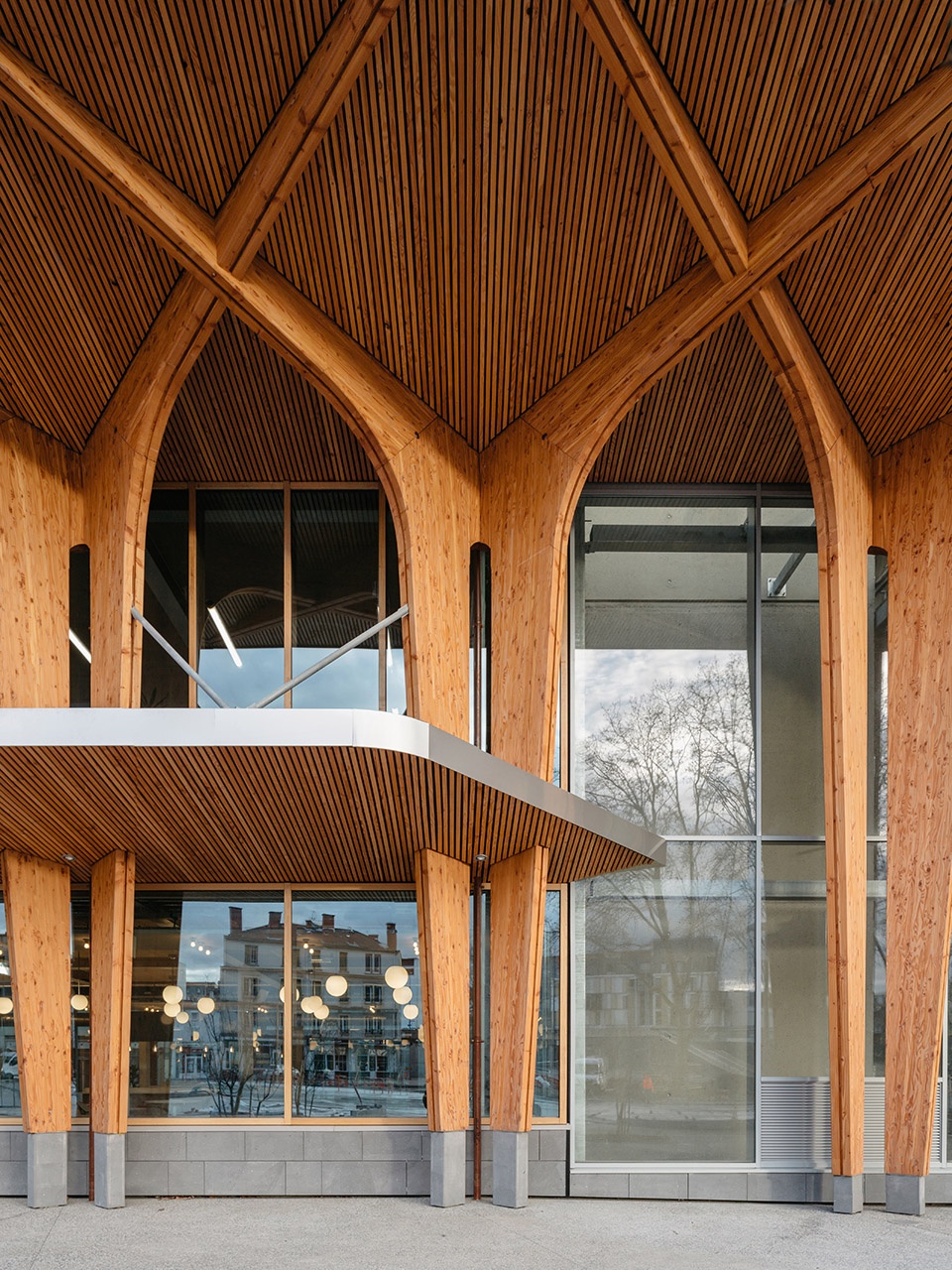 The Canopy Michelin Headquarter s Renovated Reception Area by Encore Heureux Architectes Construire and Base