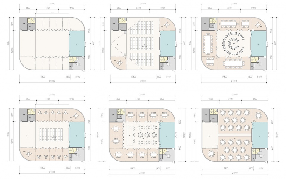 Clover Auditorium China by Hangzhou Yuanshe Architectural Landscape Design Co Ltd