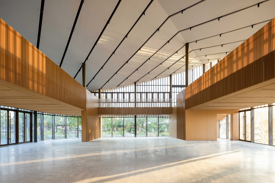 Clover Auditorium China by Hangzhou Yuanshe Architectural Landscape Design Co Ltd