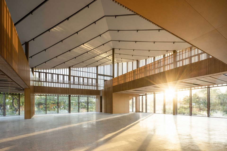 Clover Auditorium China by Hangzhou Yuanshe Architectural Landscape Design Co Ltd