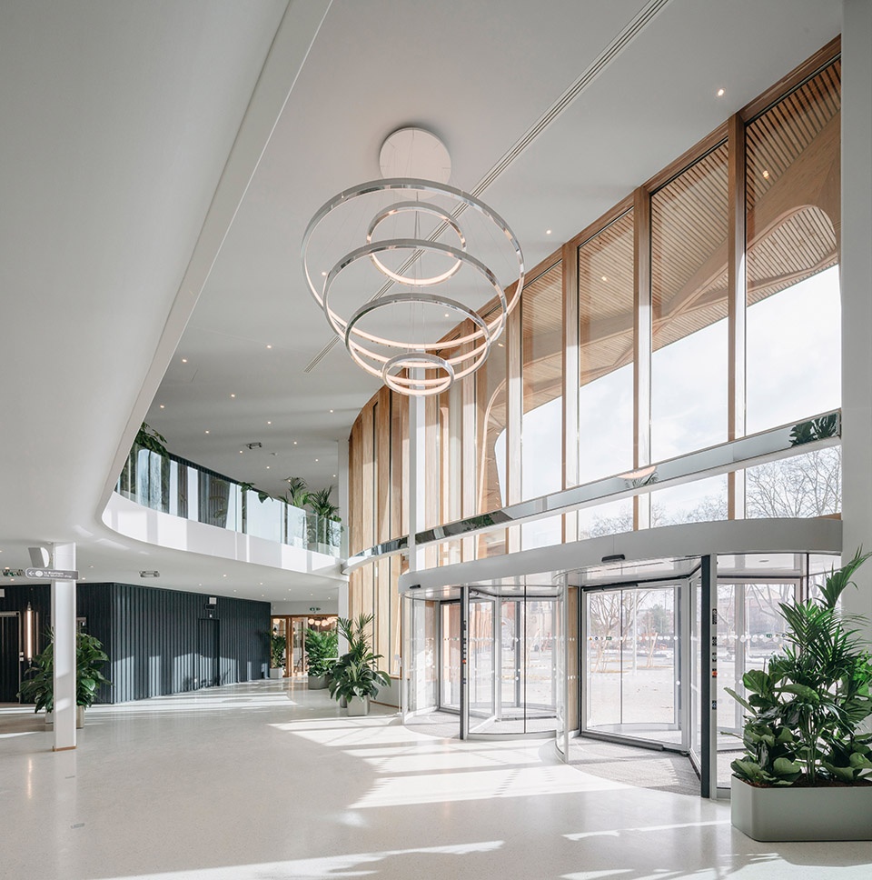 The Canopy Michelin Headquarter s Renovated Reception Area by Encore Heureux Architectes Construire and Base