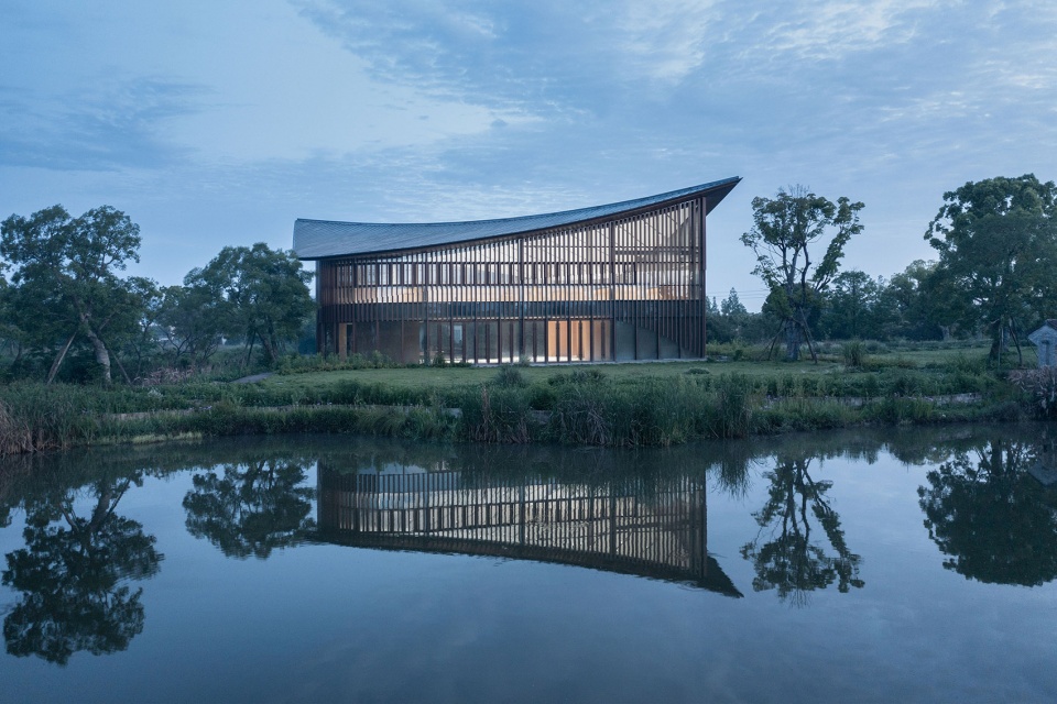 Clover Auditorium China by Hangzhou Yuanshe Architectural Landscape Design Co Ltd