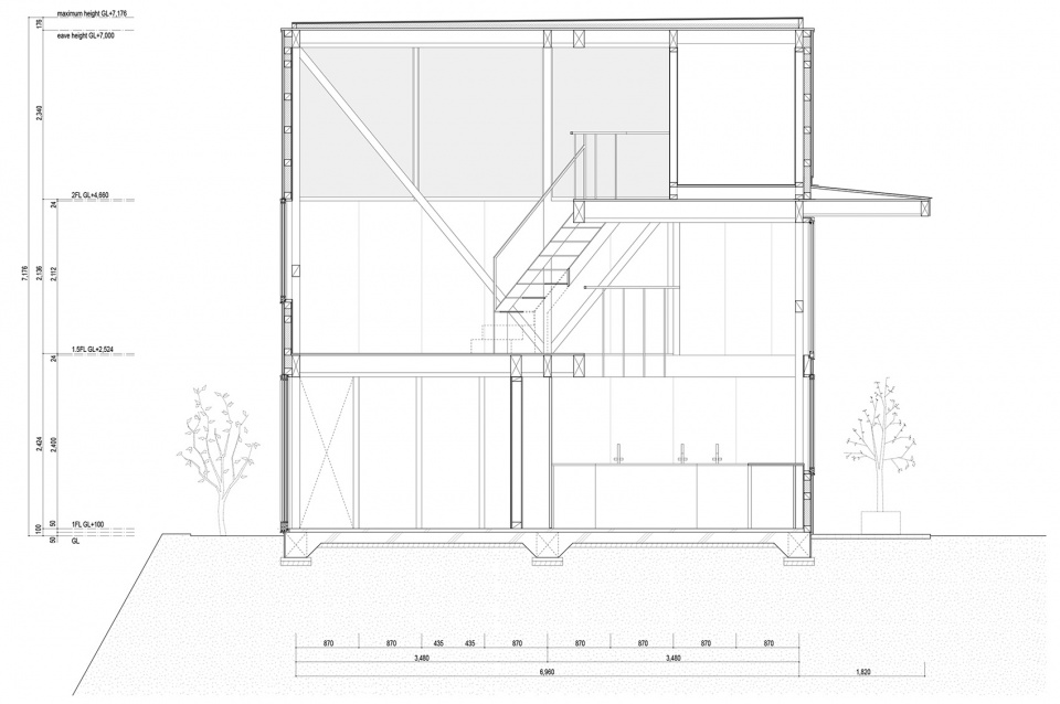 ezu house by yabashi architects