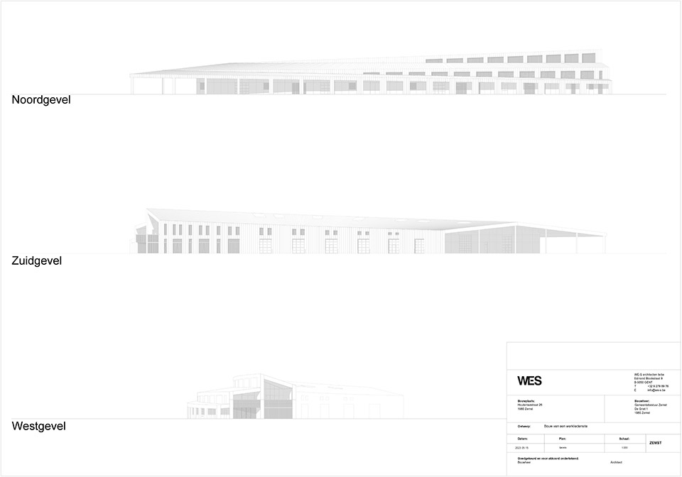 Zemst workshop and office spaces by WE S architects