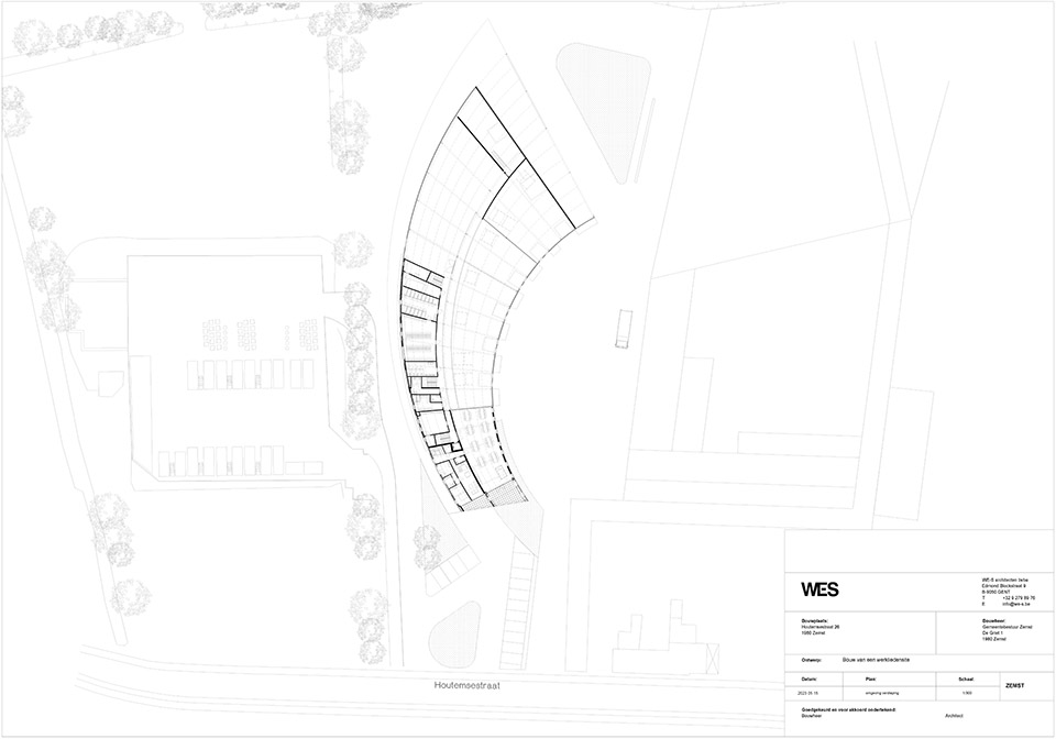 Zemst workshop and office spaces by WE S architects