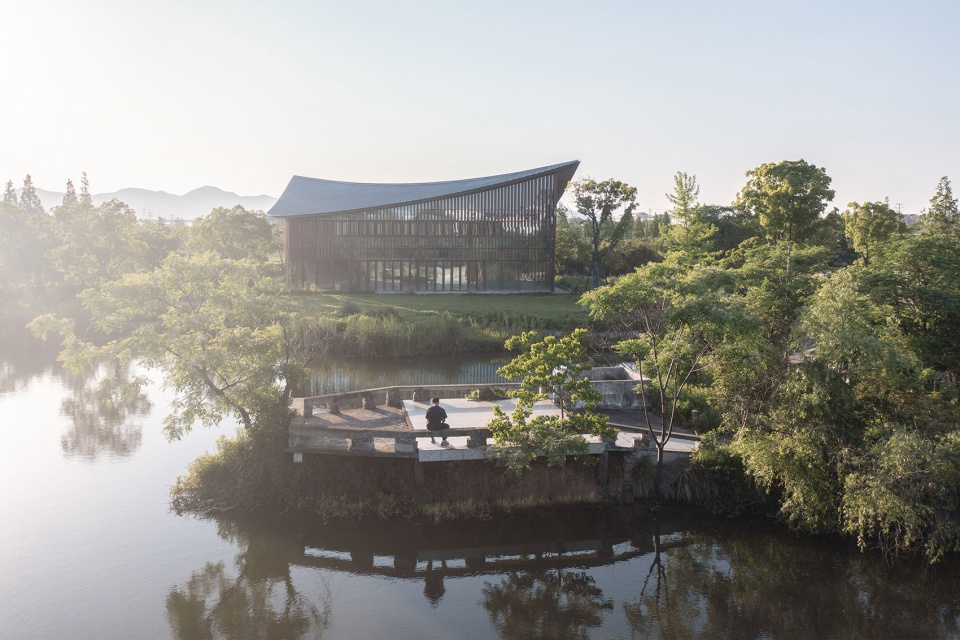 Clover Auditorium China by Hangzhou Yuanshe Architectural Landscape Design Co Ltd