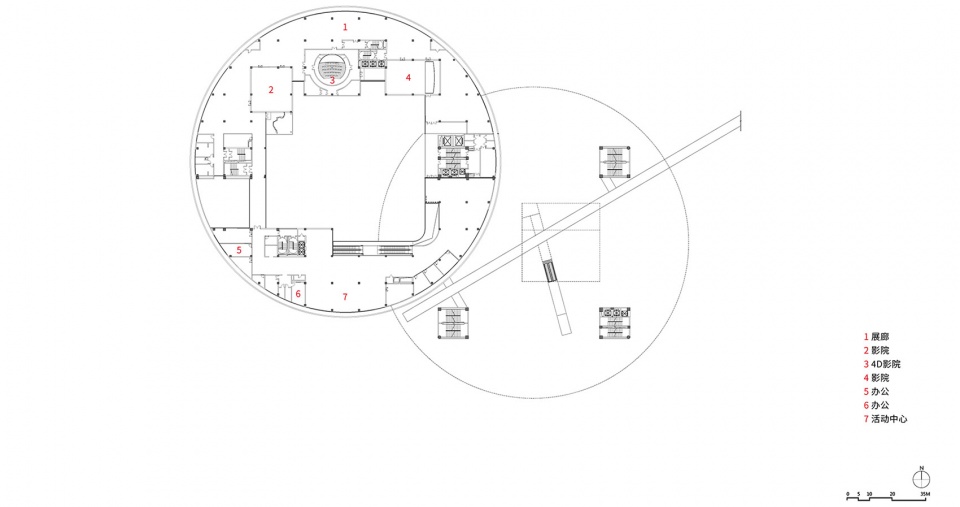 nanjing jiangbei civic center by meng architects