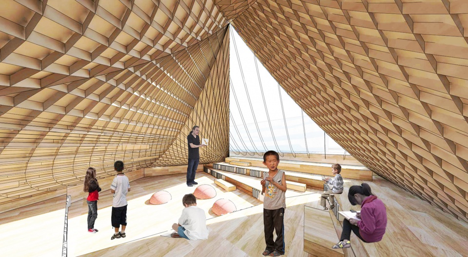 xamutang childrens bookstore by omer studio hdd