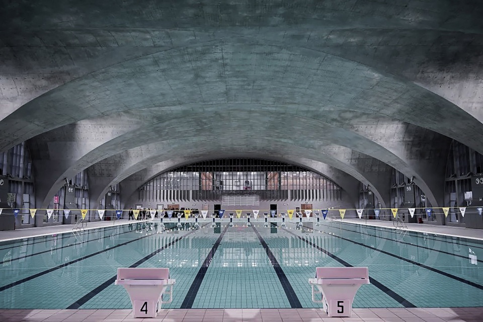 natatorium of southeast university by zhou qi studio architects and engineers associates of southeast university