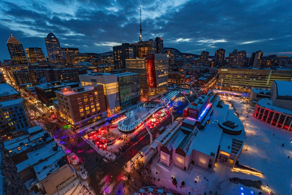 skating loop montreal en lumiere festival