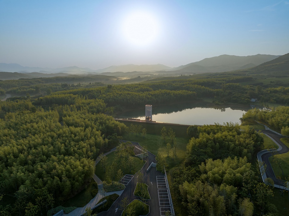 竹林谷地鸟瞰Aerial view of the bamboo forest valley ©️ 王宁