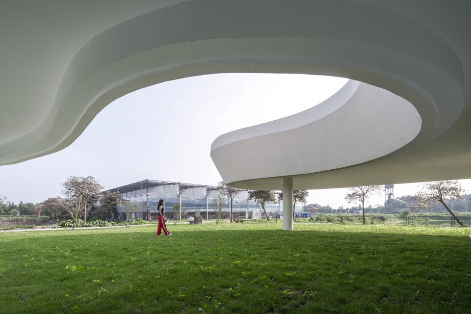 the ripple nanhai district freshwater fish industry technology demonstration and promotion center by wutopia lab