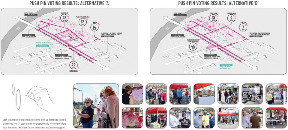 2022 asla analysis and planning award of honor the pollocksville community floodprint nc state university coastal dynamics design lab