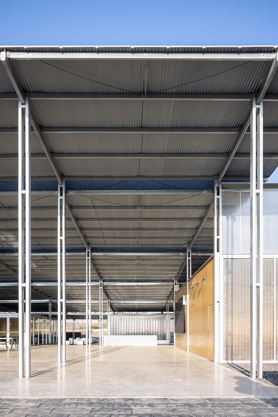 wufu longjing agricultural products exhibition center by describing architecture studio