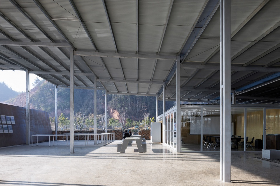 wufu longjing agricultural products exhibition center by describing architecture studio