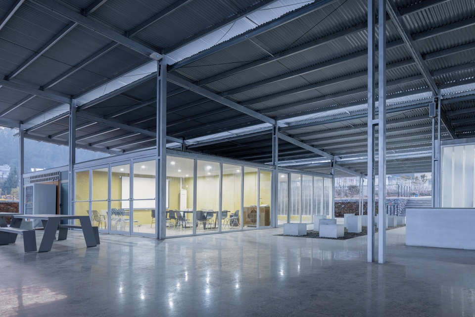 wufu longjing agricultural products exhibition center by describing architecture studio