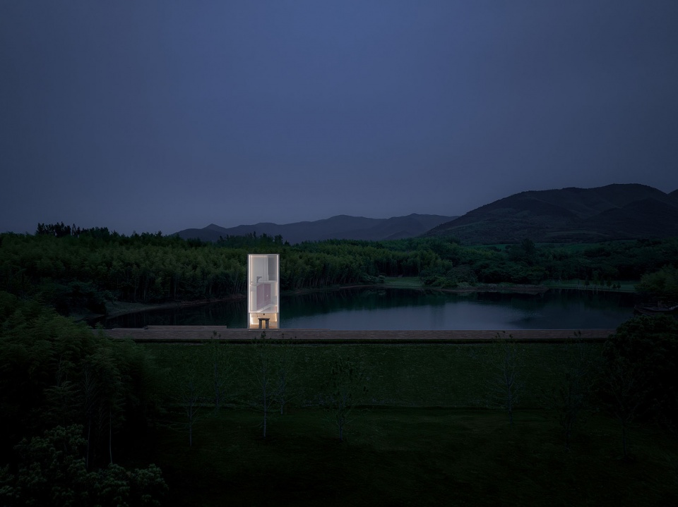 横向展开的堤坝和纵向上升的晴雨塔Horizontally unfolding dikes and longitudinally ascending towers©️王宁