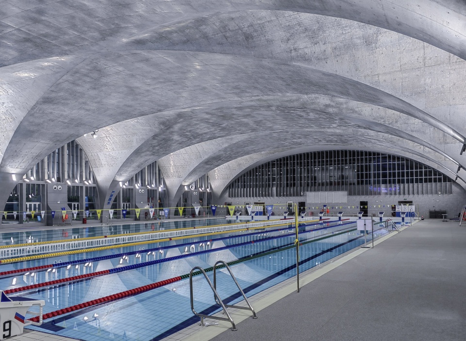 natatorium of southeast university by zhou qi studio architects and engineers associates of southeast university