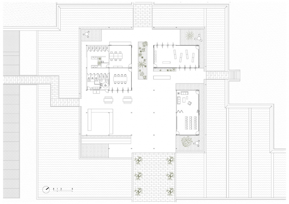 wufu longjing agricultural products exhibition center by describing architecture studio