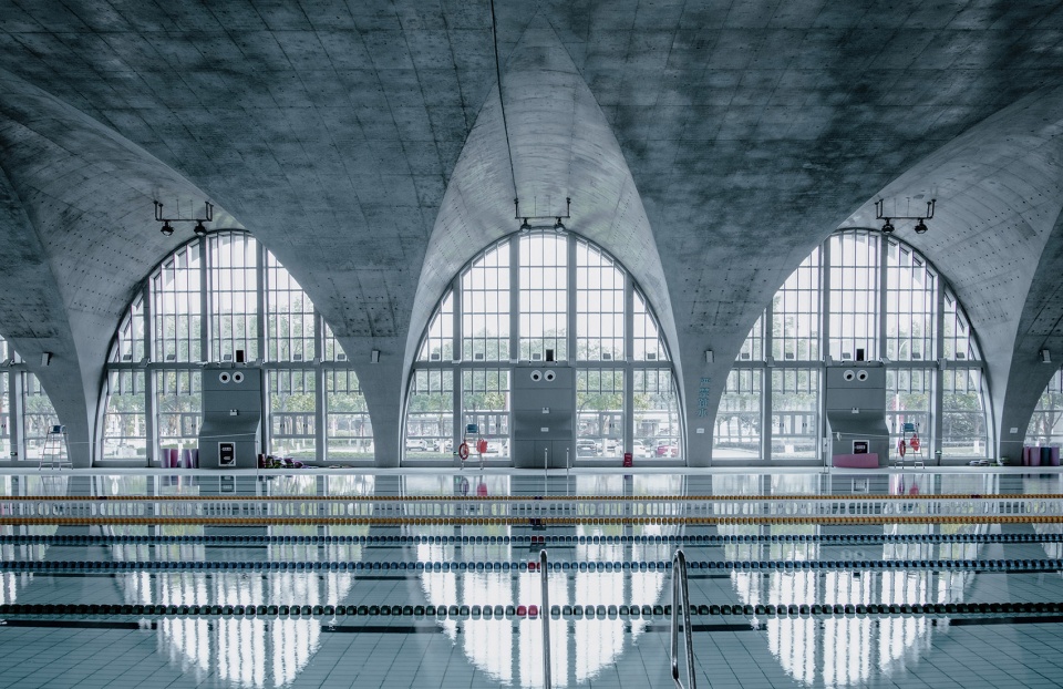 natatorium of southeast university by zhou qi studio architects and engineers associates of southeast university